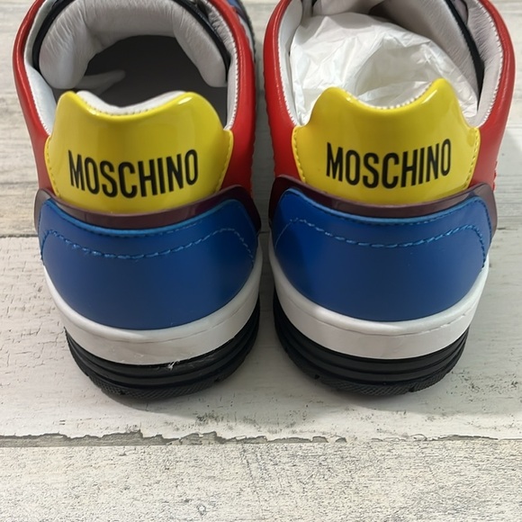 Moschino Kevin 40 Color block Sneakers New Size 38 - Picture 4 of 15